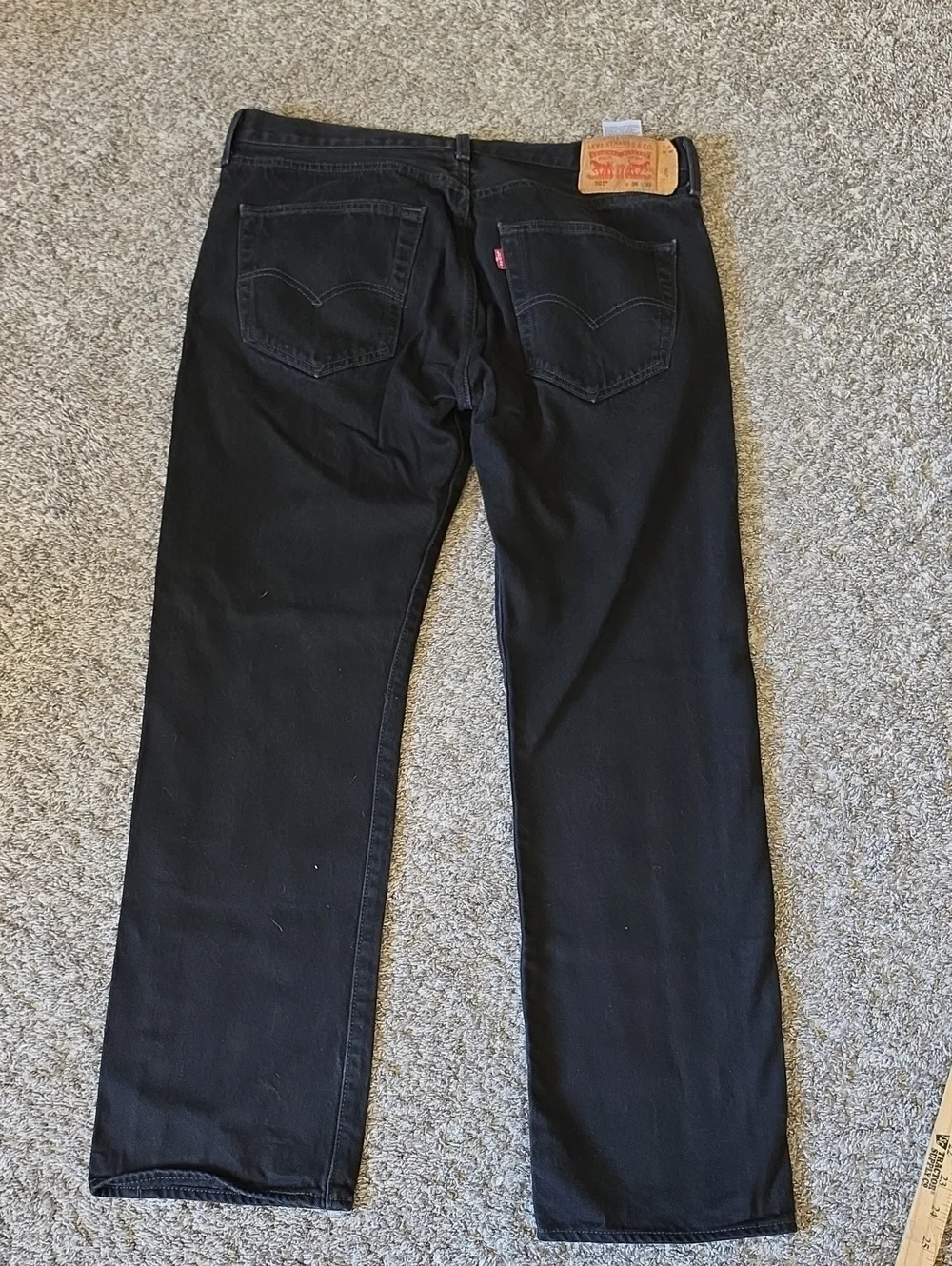 STUNNING 501 BLACK LEVIS 36 X 32 JEANS